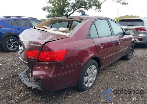2010 Hyundai Sonata Gls из США, поврежденный, VIN 5NPET4AC8AH584942